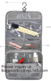 16 OZ Washed Canvas Travel Toiletry Bag Lady Pouch Classical Men And Women Blank Cosmetic Bag, bagease, bagplastics