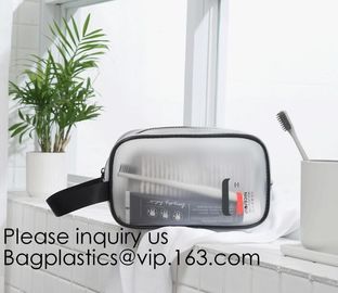 Waterproof Travel Toiletry Organizer Cosmetic Transparent Pvc Bag Women Makeup Organizer Pouches, bagease, bagplastics