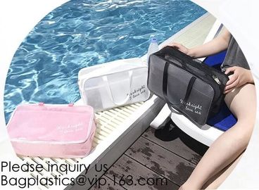 Wholesale Custom Logo Fancy Handy Luxury Empty Travel Pvc Toiletry Cosmetic Bag Pouch,Fashion Large Capacity PU and PVC
