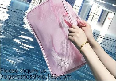 Mini Small PVC Transparent Plastic Cosmetic Organizer Bag Pouch With Zipper Closure,Travel Toiletry clear pvc Makeup Bag