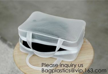 Custom design PU cosmetics zipper pouches transparent PVC wash gargle bags,China Wholesale Travel Transparent Lattice