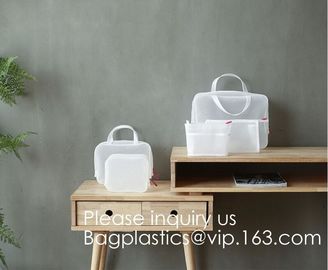 Women Makeup Organizer Pouches Tote Travel Toiletry Bags Transparent PVC Cosmetic Bag,Makeup Pouch Travel Clear Cosmetic
