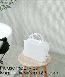Women Makeup Organizer Pouches Tote Travel Toiletry Bags Transparent PVC Cosmetic Bag,Makeup Pouch Travel Clear Cosmetic