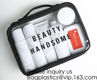 Travel Accessory Cosmetic Bag Waterproof Makeup Pouch Cactus Flamingo Wash Kits Organizer,OEM promotion bag clear pvc cu
