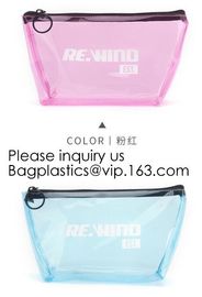 Double Layer Waterproof Storage Transparent Pvc Cosmetic Bag Pouch With Handle,Fashion Cute Girl'S Glitter Pvc Cosmetic