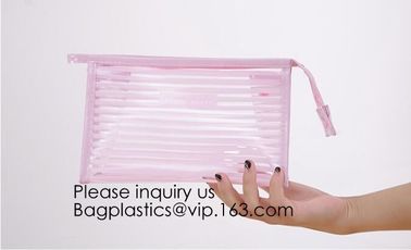 Make up Cosmetic Bag Toiletry Bathing Pouch,PVC Clear Cosmetic Makeup Toiletry Travel Wash Bag Pouch, bagease, bagplasti