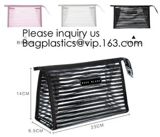 Make up Cosmetic Bag Toiletry Bathing Pouch,PVC Clear Cosmetic Makeup Toiletry Travel Wash Bag Pouch, bagease, bagplasti