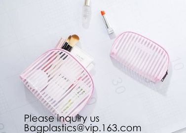 Cosmetic Bag Women Makeup Organizers Clear PVC Cosmetic Cases Toiletry Bag Purse Transparent Pouch,Tote Travel Toiletry