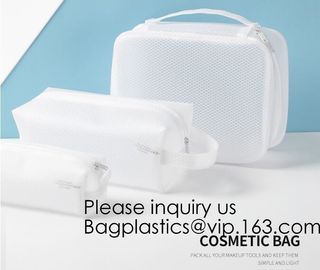 Lady'S Shell Travel Pouch Dazzle Colour Laser PVC Transparent Waterproof Cosmetic Bag,Cosmetic Makeup Bag, bagease