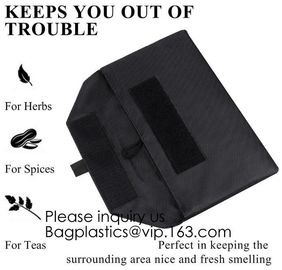 Custom Activated Carbon Lined Odor Smell Proof Bag With Lock,Smellproof Bag Zipper For Smoking Accessory, bagease
