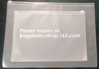 Waterproof Clear Plastic Zip Lock PVC A5 Document File Zipper Bag,Stationary Pen Pencil Packaging Bags,holder, case,pac