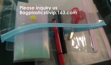 Travel Zippy Zip Clear File Storage Document Folder Wallets Bag,File Packing Pouch Plastic Zip Top Stationery Packing Ba