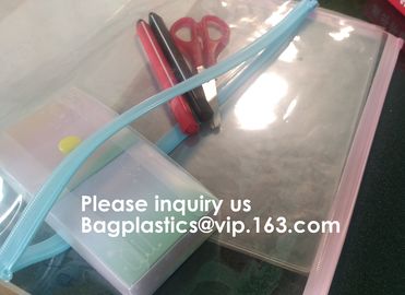 Travel Zippy Zip Clear File Storage Document Folder Wallets Bag,File Packing Pouch Plastic Zip Top Stationery Packing Ba