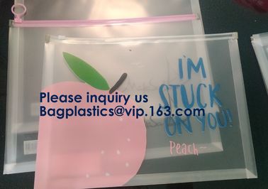 Pp Button Closure Document Bag Clear File Pocket Folder,Envelope Packaging Bag /Plastic Button File Bag, Promotional