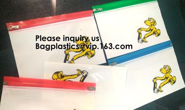 Metal Zipper Bag, Metal Slider Bag,Quad Seal Flat Poly Metallized Film Slider Zipper Clear Packaging Bag, metal zipper