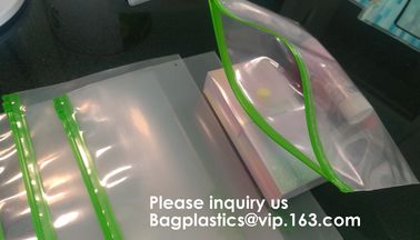 Resealable Clear Reclosable Stand Up Pouches Plastic Seal Zip Lock Bags Poly Bag,gridding document zip bag with metal ho