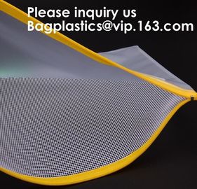 Mesh Bag/Zipper /Mesh Pouch/File,Promotional Plastic Mesh Clear File Bag With Zipper,Jewellery Gift Clear Mesh Pouch
