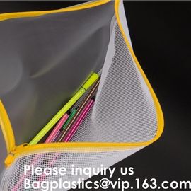 Mesh Bag/Zipper /Mesh Pouch/File,Promotional Plastic Mesh Clear File Bag With Zipper,Jewellery Gift Clear Mesh Pouch