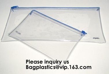 Factory Custom Made Environmental Printing Pvc Eva Pe Zip lockk Bag File Bag Snap Fastener Bag,A4 Zip lockk file folder pack