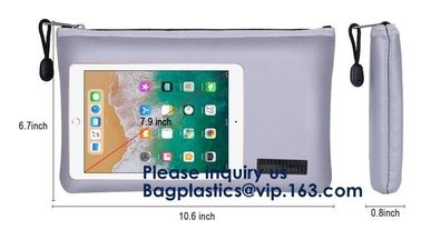 Oem Large Fireproof Cash Pouch Fireproof Bag For Documents Lipo Battery,Safe fireproof document bag,Fiberglass Waterproo