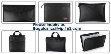 Fiberglass Waterproof Durable,Fire Resistant Document bag Fire Proof Bag,Non-itchy Fiberglass Fireproof Water Resistant