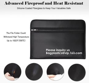 High Quality Fireproof Felt A4 Document File Folder Bag For Office,Fireproof Explosion-proof Lipo battery safe Bag