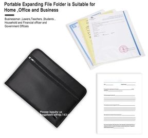 High Quality Fireproof Felt A4 Document File Folder Bag For Office,Fireproof Explosion-proof Lipo battery safe Bag