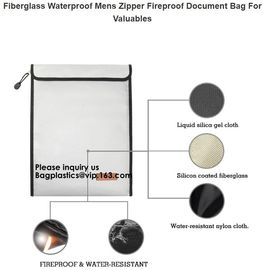 High Quality Fireproof Felt A4 Document File Folder Bag For Office,Fireproof Explosion-proof Lipo battery safe Bag