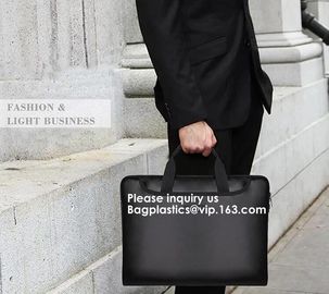 Laptop Computer Bag, Laptop Tote Bag for Women Waterproof Business Bags,Fiberglass Waterproof Zip Lock Pouch Zipper pack