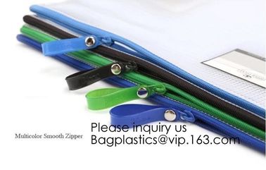 Zipper Lock Carrying File Bag Folder Organizer School Office Stationery A4 Waterproof Document Bag With Zipper BAGEASE