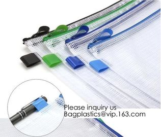 Office Stationery Plastic Pp File Bag A4 Document Pouch B6 Zipper Wholesale File Folder Bag School Stationery Supplies,