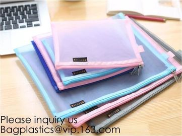 School Multiple Waterproof Zipper Stationery Bag,Accessories Student Stationery Waterproof Pencil Bag, bagease, bagplast