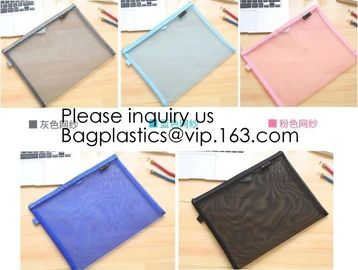School Multiple Waterproof Zipper Stationery Bag,Accessories Student Stationery Waterproof Pencil Bag, bagease, bagplast