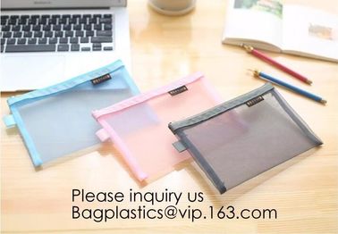 School Multiple Waterproof Zipper Stationery Bag,Accessories Student Stationery Waterproof Pencil Bag, bagease, bagplast
