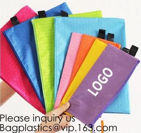 Linen Students Stationery Pouch Zipper Bag For Pen Polyester School Pencil Bag Pen Case,Stationery Pouch Bag Case Cosmet