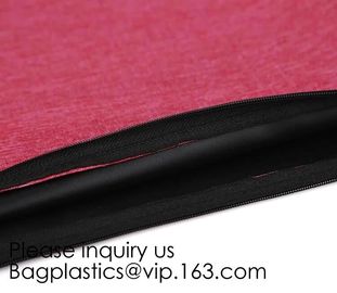 Felt Large Capacity Zipper Stationery Pouch School Solid Organizer Pen Case Students Pencil Bag Suit For Student Office