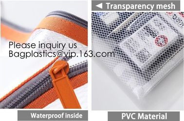 Small fresh transparent frosted pencil bag Simple jelly plastic color matching student pencil case stationery pencil bag