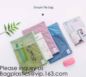 Big Capacity Zipper Pencil Cases with 6 Sides Pen Holder Students Pencil Case with Compartments Stationery Pencil Bags