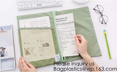 Big Capacity Zipper Pencil Cases with 6 Sides Pen Holder Students Pencil Case with Compartments Stationery Pencil Bags