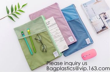 Big Capacity Zipper Pencil Cases with 6 Sides Pen Holder Students Pencil Case with Compartments Stationery Pencil Bags