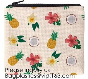 16oz Cotton Canvas Zippered Pouch Stationery Bag With Logo For Office School Travel Promotional Quality China Pencil