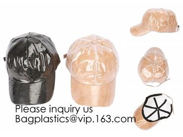 New Design Custom Tyvek&amp;Pvc Hat/Adjustable Clear Pvc Baseball Cap/Washable Tyvek Paper Hat, bagease, bagplastics, pak