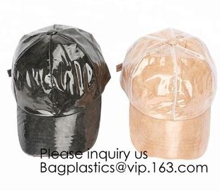 New Design Custom Tyvek&amp;Pvc Hat/Adjustable Clear Pvc Baseball Cap/Washable Tyvek Paper Hat, bagease, bagplastics, pak