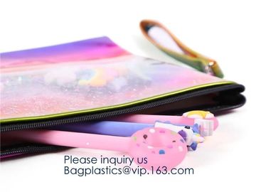China Supplier EVA pouch customized Cosmetic Makeup Bag toiletry bag,Vinyl Waterproof makeup pouch Portable EVA Women Co
