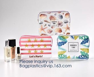 Toiletry Bag Cosmetic Bag Promotion Gift Bag for Travel,Eco-friendly Soft Plastic Frosted Cosmetic EVA Zipper Bags