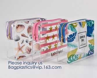 Toiletry Bag Cosmetic Bag Promotion Gift Bag for Travel,Eco-friendly Soft Plastic Frosted Cosmetic EVA Zipper Bags