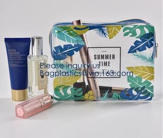 Toiletry Bag Cosmetic Bag Promotion Gift Bag for Travel,Eco-friendly Soft Plastic Frosted Cosmetic EVA Zipper Bags