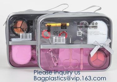 High Performance Toiletry Bag,Vinyl Plastic Toiletry for Travel Accessories Organizer Makeup bag,Wine sling Recycled Cos