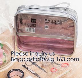 High Performance Toiletry Bag,Vinyl Plastic Toiletry for Travel Accessories Organizer Makeup bag,Wine sling Recycled Cos