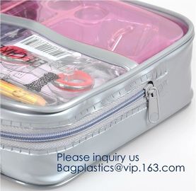 High Performance Toiletry Bag,Vinyl Plastic Toiletry for Travel Accessories Organizer Makeup bag,Wine sling Recycled Cos